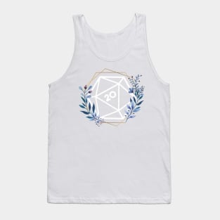 Floral Gold D20 Tank Top